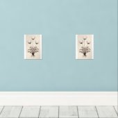 Botanical Wall Art for Living Room (ウッドフロア)