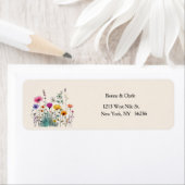 Botanical Watercolor Floral ラベル (インサイチュ)