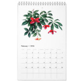 Botanical Watercolors Calendar 2026 カレンダー (2月 2026)