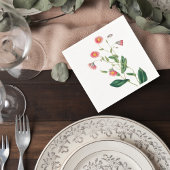 Botanical Wedding Cocktail Napkin スタンダードカクテルナプキン