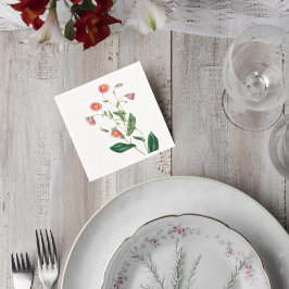 Botanical Wedding Cocktail Napkin スタンダードカクテルナプキン