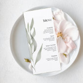 Botanical Wedding Reception Menu メニュー