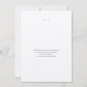 Botanical Weding Invite, 結婚's 招待状 (裏面)