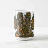 Botanical Wolf Paw Pine Forest Nature Mug コーヒーマグカップ (中央)