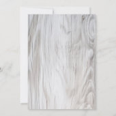 Botanical Wood Snowflake Ornament Holiday Card シーズンカード (裏面)