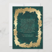 Botanical Wreath Photo Christmas Card シーズンカード (裏面)