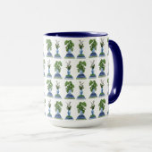 Botanicals and Books Mug マグカップ (正面右)