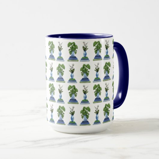 Botanicals and Books Mug マグカップ (正面右)