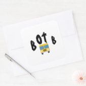 BOTBステッカー スクエアシール (封筒)