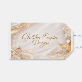 Botella con diseño personalizado que combina. ギフトタグ