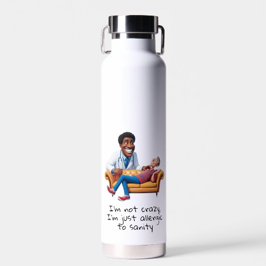Botella De Agua ANTISTRESS psychiatrist THERAPIST ウォーターボトル (正面)