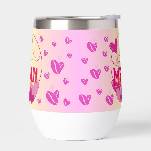 Botella de agua Mom Fuel coffee editable (左面)