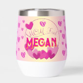 Botella de agua Mom Fuel coffee editable (背面)