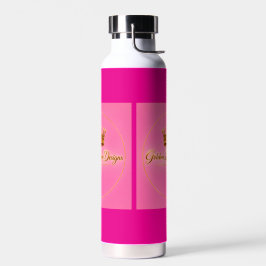 botella personalizada color rosa ウォーターボトル