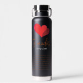BOTELLA TERMICA CON POEMA  ウォーターボトル (背面)