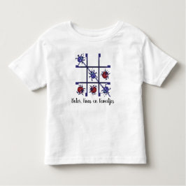 Boter, kaas en kevertjes. Pixelart トドラーTシャツ