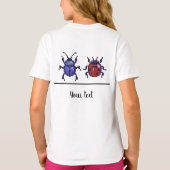 Boter, kaas en kevertjes. Pixelart Tシャツ (裏面)