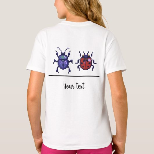 Boter, kaas en kevertjes. Pixelart Tシャツ (裏面)