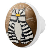 Botero's Cat Ceramic Knob セラミックノブ (右)