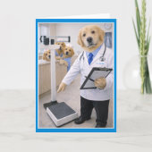 Both Feet Scale Get Well Card  SCB-2 カード (正面)