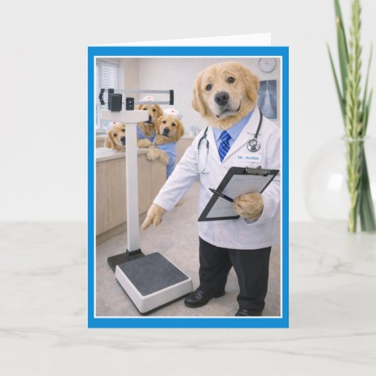 Both Feet Scale Get Well Card SCB-2 カード (正面)