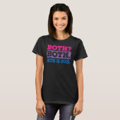 Both Good Pansexual Bisexual Rainbow LGBTQ Gender  Tシャツ (正面フル)