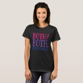 Both Is Good  Bi Pride Butterfly LGBTQ  Bisexual Tシャツ (正面フル)
