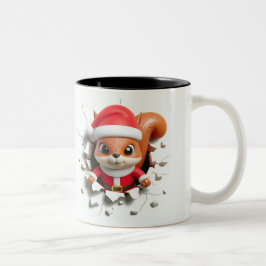Both Side 3D Christmas | Merry Christmas Mug ツートーンマグカップ