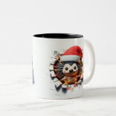 Both Side 3D Christmas | Merry Christmas Mug ツートーンマグカップ (正面右)