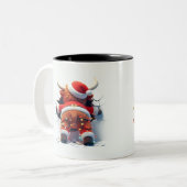 Both Side 3D Christmas | Merry Christmas Mug ツートーンマグカップ (正面左)