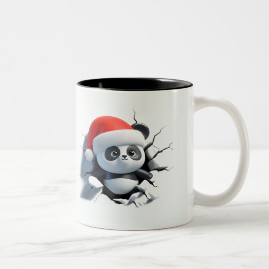 Both Side 3D Christmas | Merry Christmas Mug ツートーンマグカップ (右)