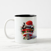 Both Side 3D Christmas | Merry Christmas Mug ツートーンマグカップ (左)