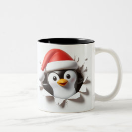 Both Side 3D Christmas | Merry Christmas Mug ツートーンマグカップ