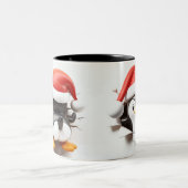 Both Side 3D Christmas | Merry Christmas Mug ツートーンマグカップ (中央)