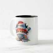 Both Side 3D Christmas | Merry Christmas Mug ツートーンマグカップ (正面左)