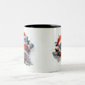 Both Side 3D Christmas | Merry Christmas Mug ツートーンマグカップ (中央)