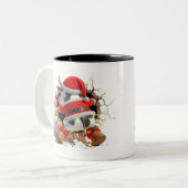 Both Side 3D Christmas | Merry Christmas Mug ツートーンマグカップ (正面左)