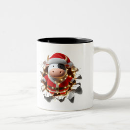 Both Side 3D Christmas | Merry Christmas Mug ツートーンマグカップ