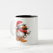 Both Side 3D Christmas | Merry Christmas Mug ツートーンマグカップ (正面左)