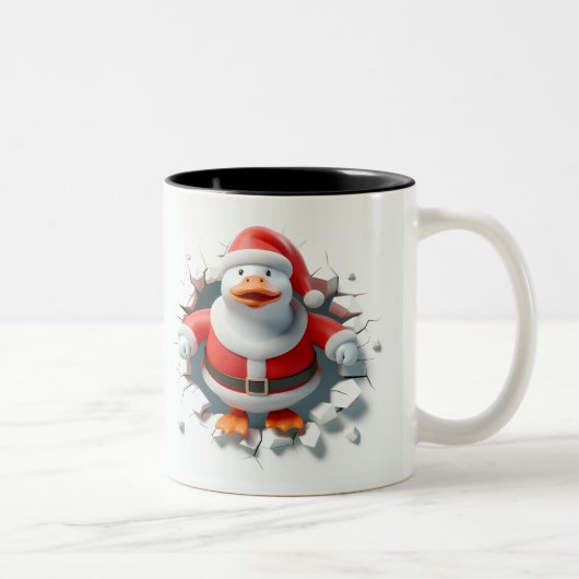 Both Side 3D Christmas | Merry Christmas Mug ツートーンマグカップ (右)