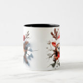 Both Side 3D Christmas | Merry Christmas Mug ツートーンマグカップ (中央)