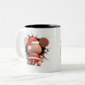 Both Side 3D Christmas | Merry Christmas Mug ツートーンマグカップ (正面左)