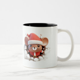 Both Side 3D Christmas | Merry Christmas Mug ツートーンマグカップ
