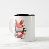 Both Side 3D Christmas | Merry Christmas Mug ツートーンマグカップ (正面左)