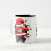 Both Side 3D Christmas | Merry Christmas Mug ツートーンマグカップ (正面左)