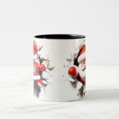 Both Side 3D Christmas | Merry Christmas Mug ツートーンマグカップ (中央)