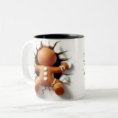 Both Side 3D Christmas | Merry Christmas Mug ツートーンマグカップ (正面左)
