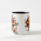 Both Side 3D Christmas | Merry Christmas Mug ツートーンマグカップ (中央)