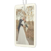 Both Sides Custom Photo Add Your Own Air Freshener カーエアーフレッシュナー (左)