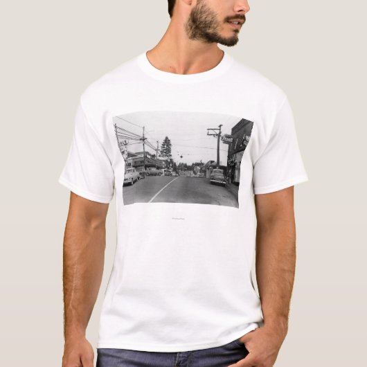 Bothell、WA -都心の通りの現場写真2 Tシャツ (正面)